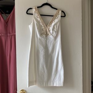 Lilly Pulitzer Resort White Bentley Shift, Size 4